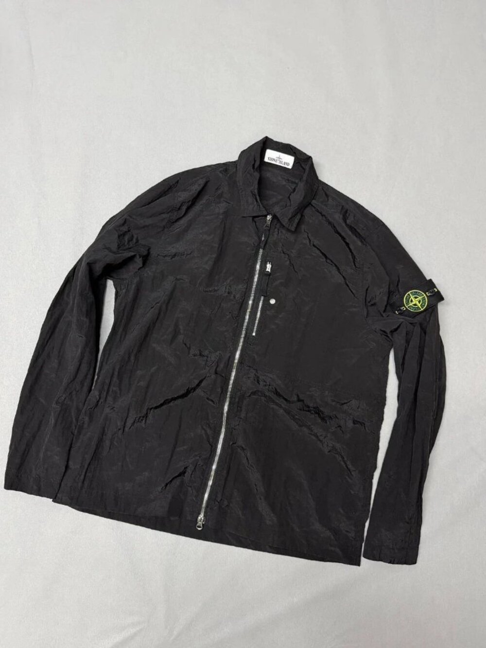 Stone Island Nylon Metal Overshirt — Black
